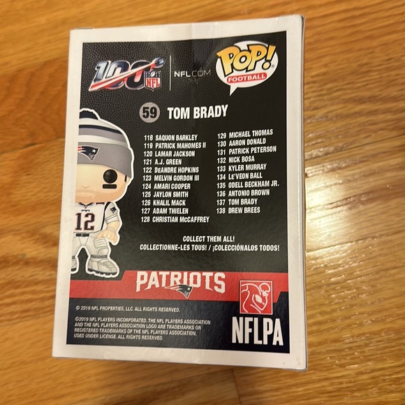 Tom Brady, POP collectible Patriots #59 figurine - Picture 3 of 6
